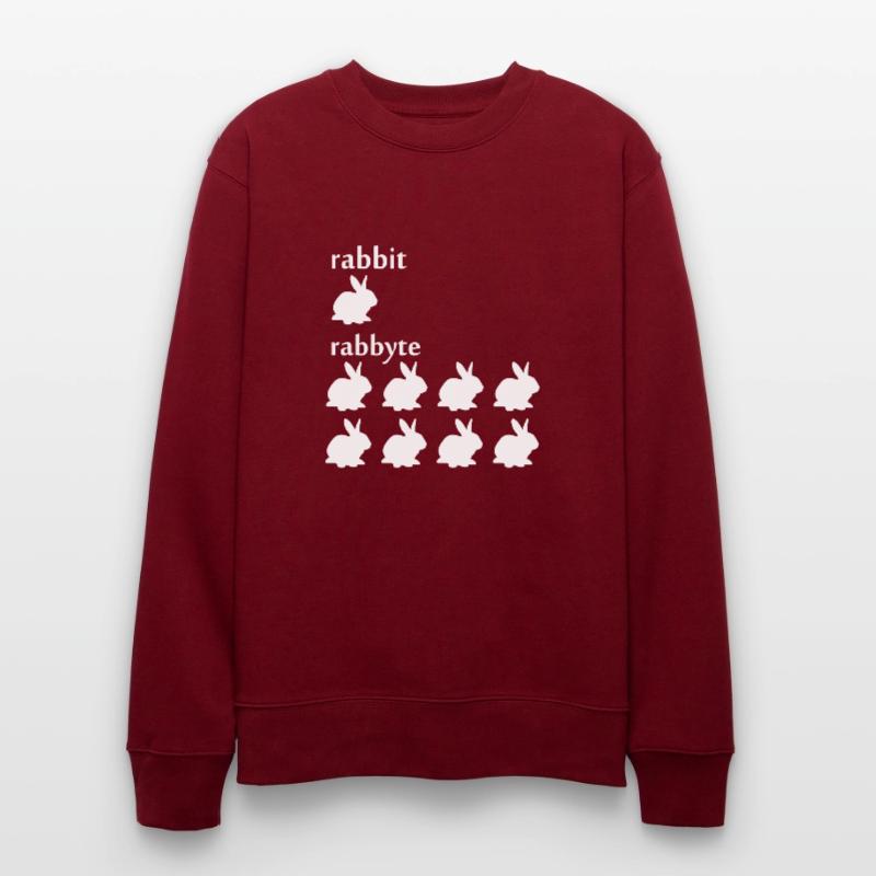 Programmer computer scientist byte rabbit gift Stanley/Stella CHANGER Unisex Organic Sweatshirt