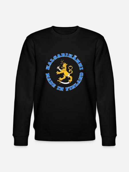 Kalsarikänni - Made in Finland - Stanley/Stella CHANGER Unisex Organic Sweatshirt - black