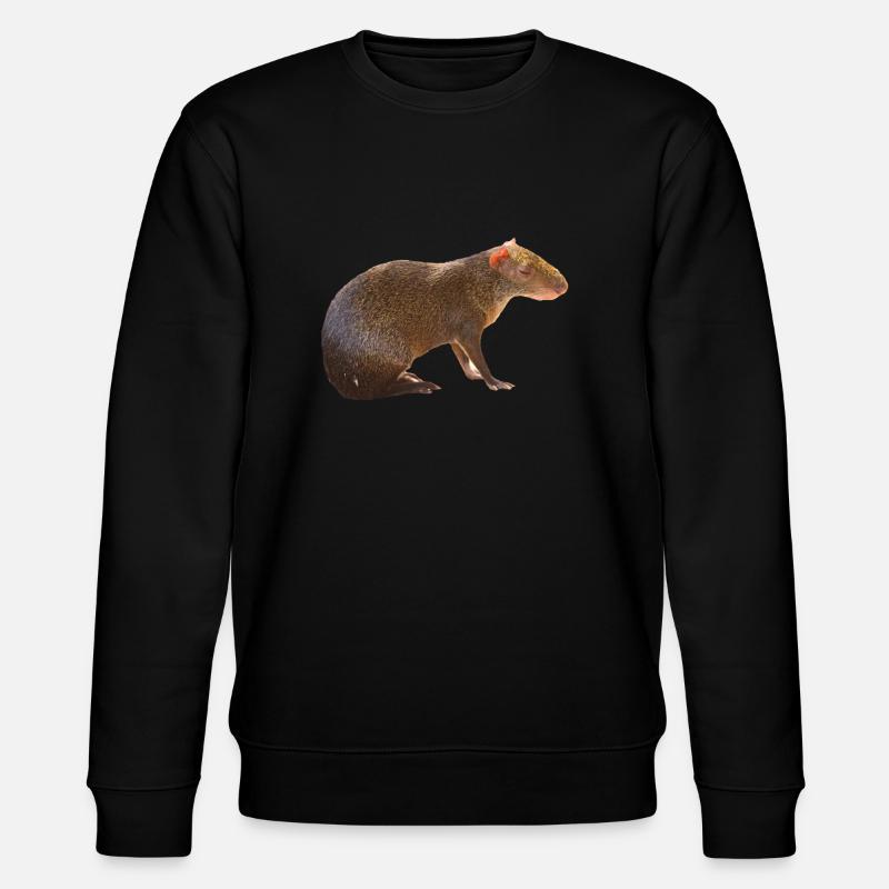 Agouti 4 - Stanley/Stella Unisex Bio-Sweatshirt CHANGER  - Schwarz