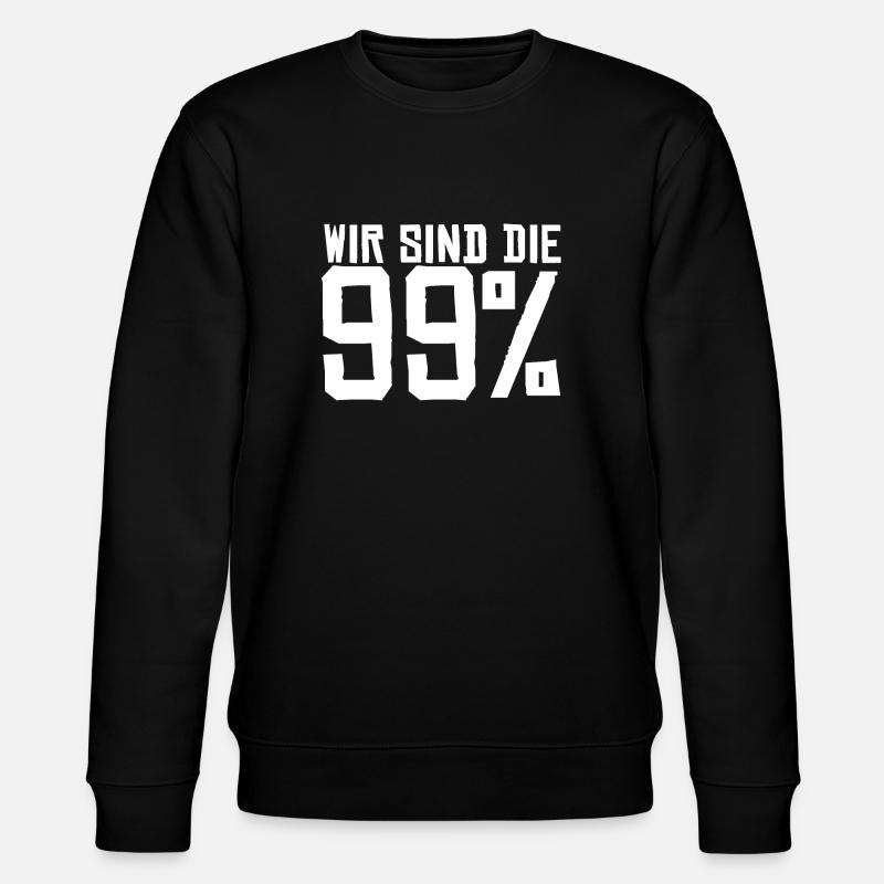We are the 99 - Stanley/Stella CHANGER Unisex Organic Sweatshirt - black