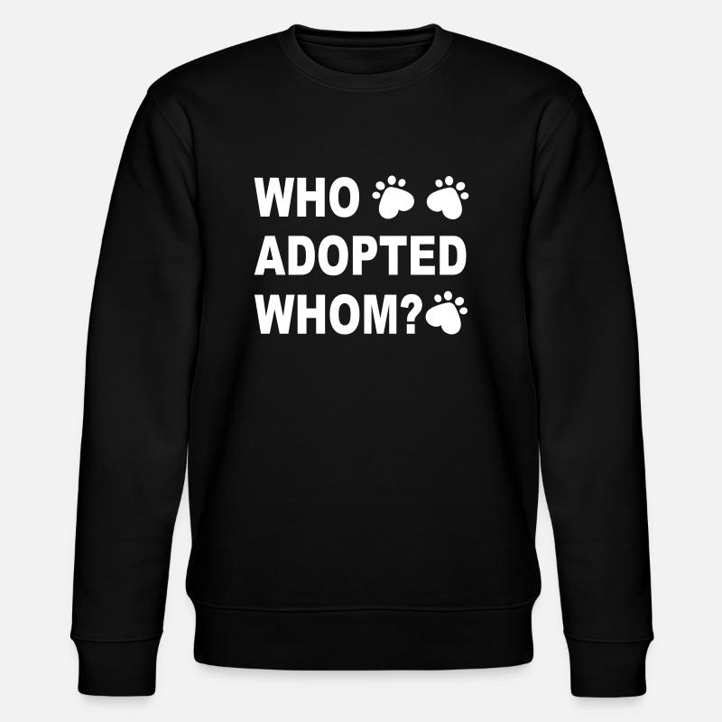 Chien de bien-être animal - Sweat bio CHANGER Stanley/Stella Unisexe - noir