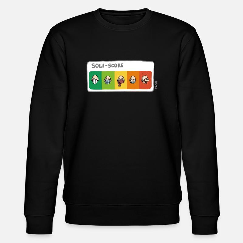 Soli-Score - Stanley/Stella Unisex Bio-Sweatshirt CHANGER  - Schwarz