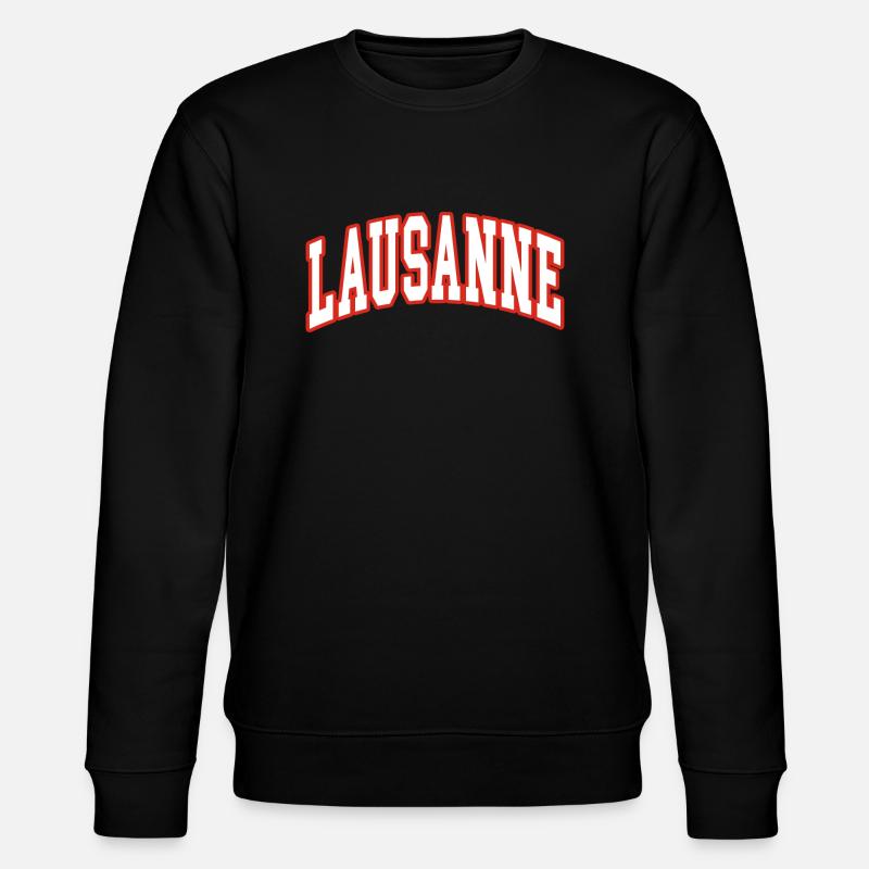 Lausanne - Stanley/Stella Unisex Bio-Sweatshirt CHANGER  - Schwarz