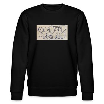 Throw Up auf T-Shirt - Stanley/Stella Unisex Bio-Sweatshirt CHANGER  - Schwarz - Vorne - Nik (191cm) & Marisol (170cm)