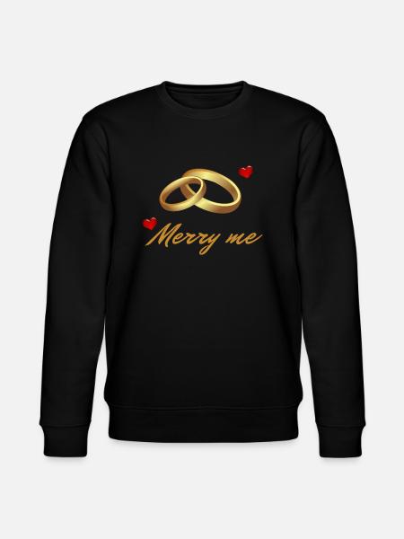 Merry me - Stanley/Stella Unisex Bio-Sweatshirt CHANGER - Schwarz
