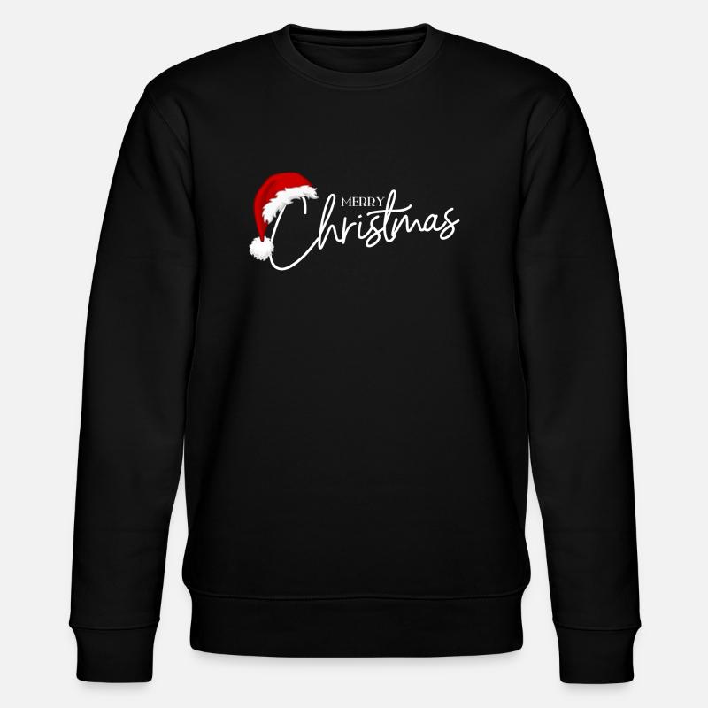merry chritsmas - Sweat bio CHANGER Stanley/Stella Unisexe - noir