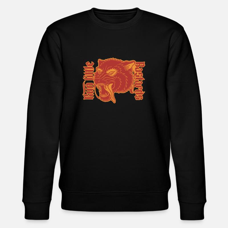 Courir petits bâtards loup Illustration - Sweat bio CHANGER Stanley/Stella Unisexe - noir