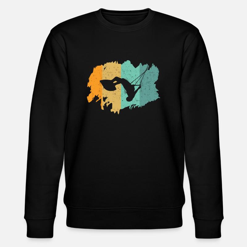 Kitesurfing - Stanley/Stella Unisex Bio-Sweatshirt CHANGER - Schwarz