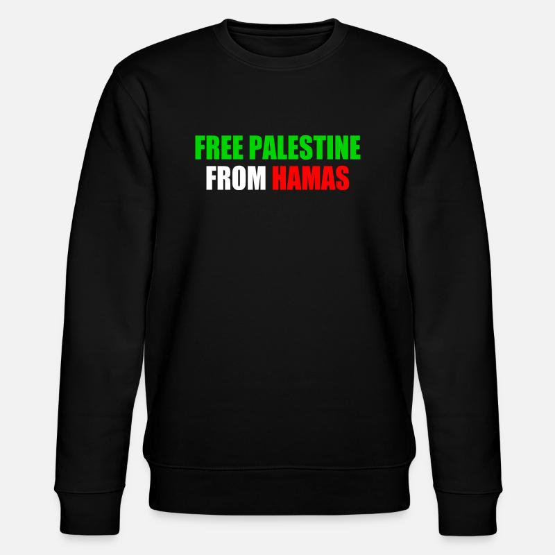 Free palestine - Sweat bio CHANGER Stanley/Stella Unisexe - noir