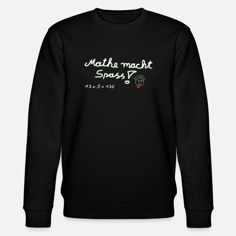 Mathe macht Spass ! - Stanley/Stella Unisex Bio-Sweatshirt CHANGER  - Schwarz