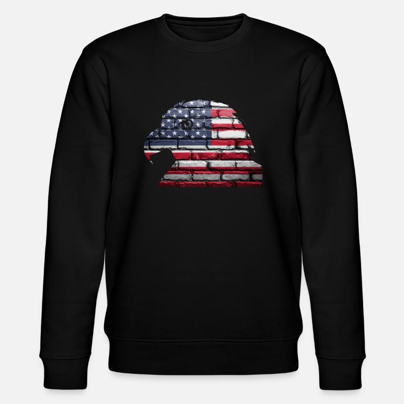 Eagle États-Unis - Sweat bio CHANGER Stanley/Stella Unisexe - noir