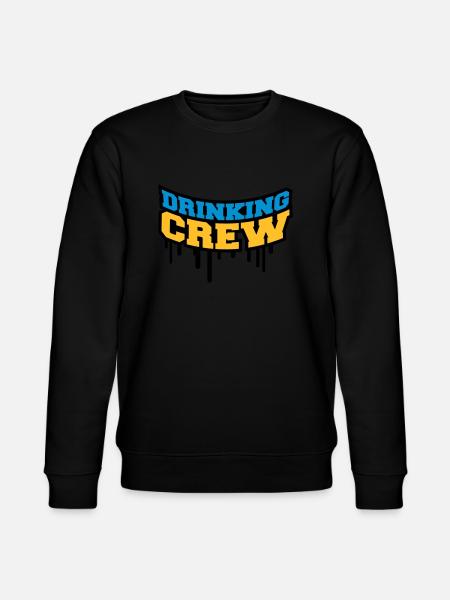 Drinking Crew Graffiti - Stanley/Stella Unisex Bio-Sweatshirt CHANGER - Schwarz