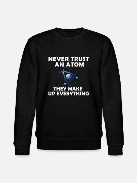 Atom trust - Stanley/Stella CHANGER Unisex Organic Sweatshirt - black