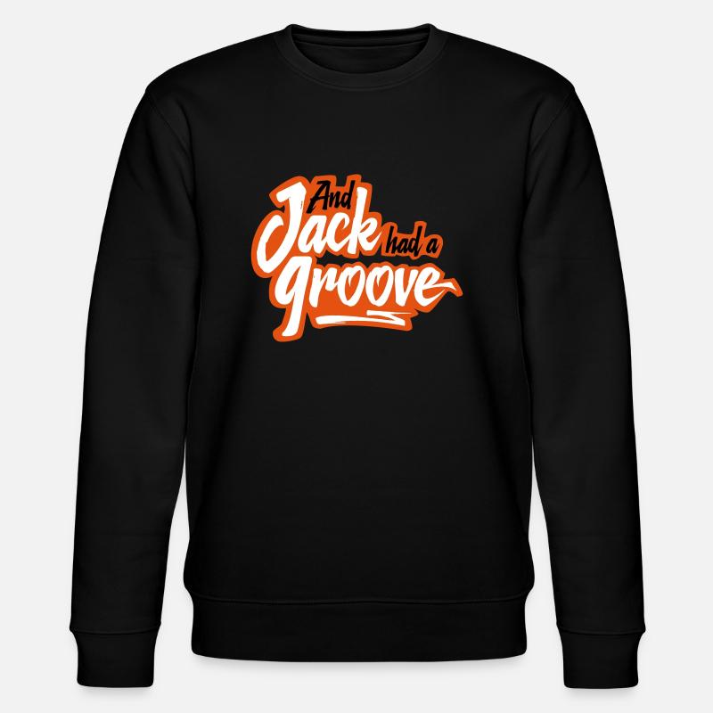 Jack hatte einen Groove - Stanley/Stella Unisex Bio-Sweatshirt CHANGER  - Schwarz