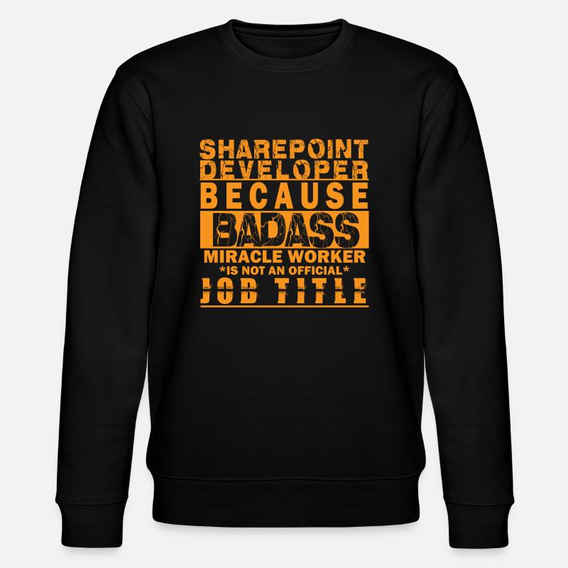 SHAREPOINT-ENTWICKLER - Stanley/Stella Unisex Bio-Sweatshirt CHANGER  - Schwarz