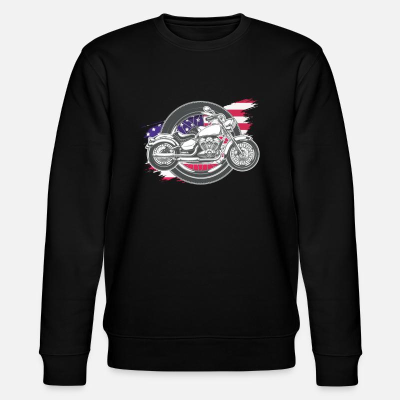 motorcycle motorcycle - Stanley/Stella CHANGER Unisex Organic Sweatshirt - black