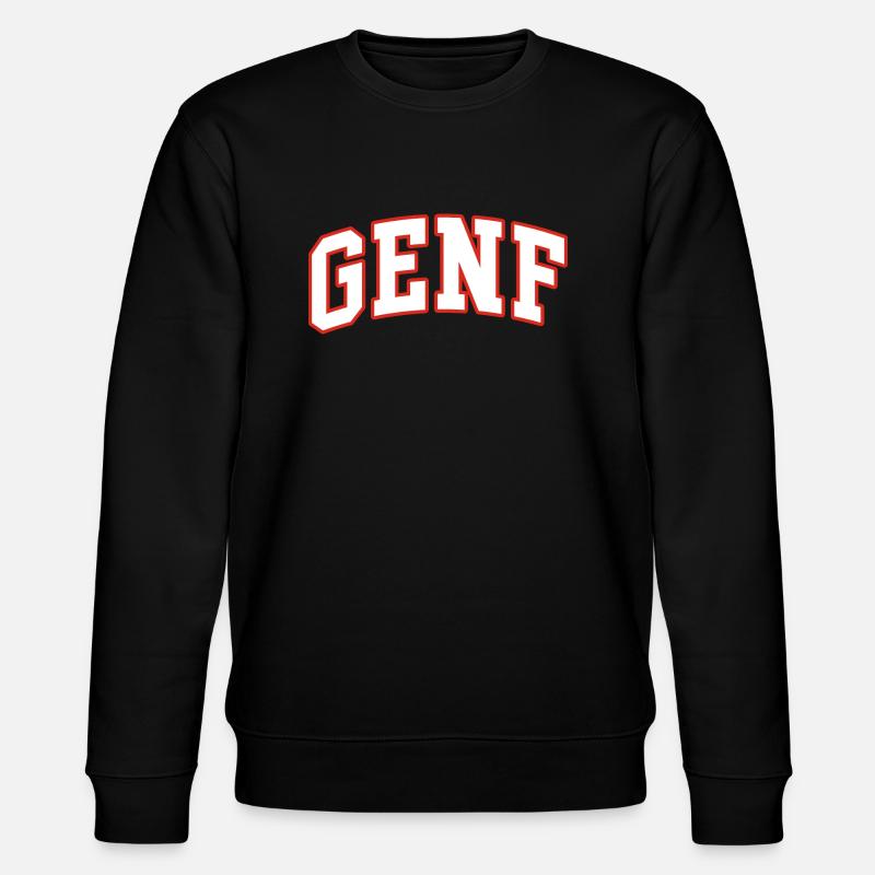 Genf - Stanley/Stella Unisex Bio-Sweatshirt CHANGER  - Schwarz