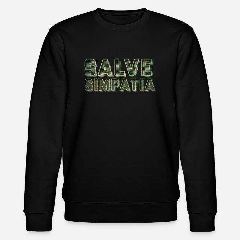 Salve Simpatia - Stanley/Stella CHANGER Unisex Organic Sweatshirt - black