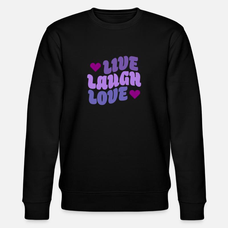 En direct Rire Amour - Sweat bio CHANGER Stanley/Stella Unisexe - noir