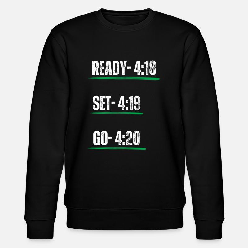 Cannabis 420 - Sweat bio CHANGER Stanley/Stella Unisexe - noir