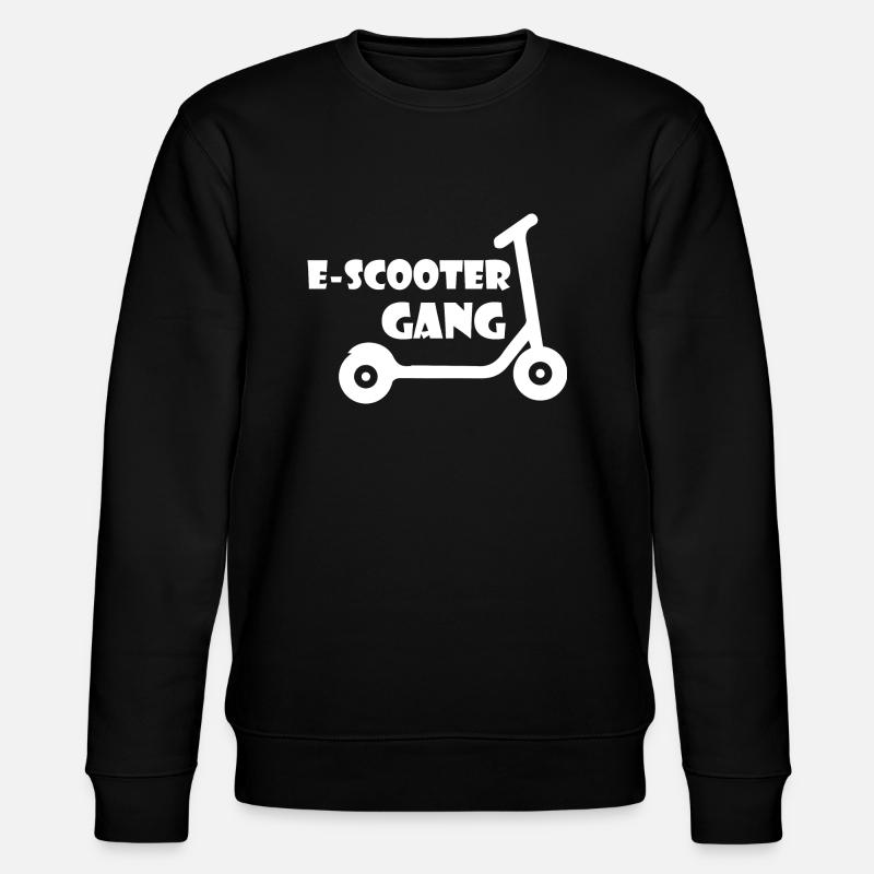 E-Scooter Roller Scooter - Sweat bio CHANGER Stanley/Stella Unisexe - noir