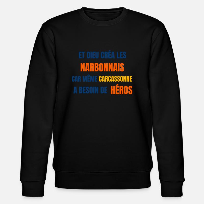Narbonne - Sweat bio CHANGER Stanley/Stella Unisexe - noir