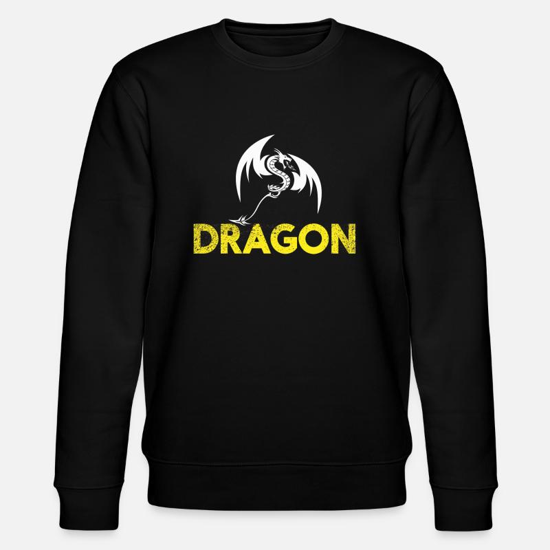 Dragon - Stanley/Stella Unisex Bio-Sweatshirt CHANGER  - Schwarz