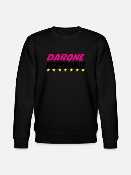 DARONE exceptional - Stanley/Stella CHANGER Unisex Organic Sweatshirt - black