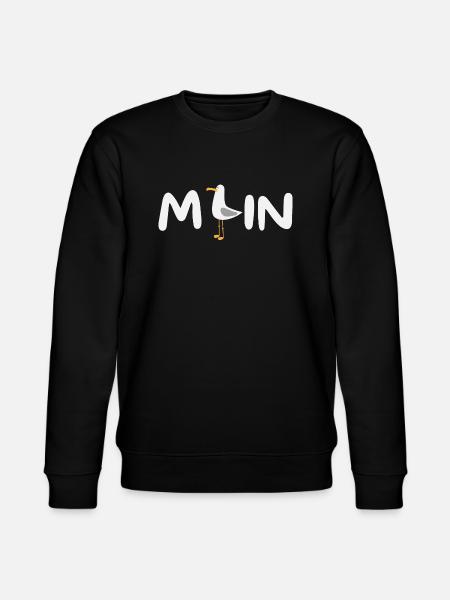 MOIN mit Möwe - Stanley/Stella Unisex Bio-Sweatshirt CHANGER  - Schwarz