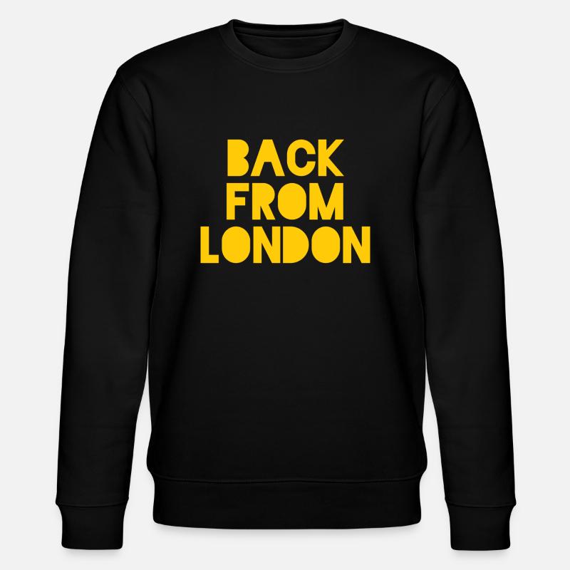 De retour de Londres - Sweat bio CHANGER Stanley/Stella Unisexe - noir