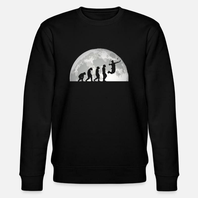 Federball Evolution Badminton - Stanley/Stella CHANGER Unisex Organic Sweatshirt - black