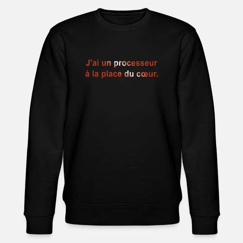 GEEK HUMOUR DRÖLES BLAGUE 1 - Sweat bio CHANGER Stanley/Stella Unisexe - noir
