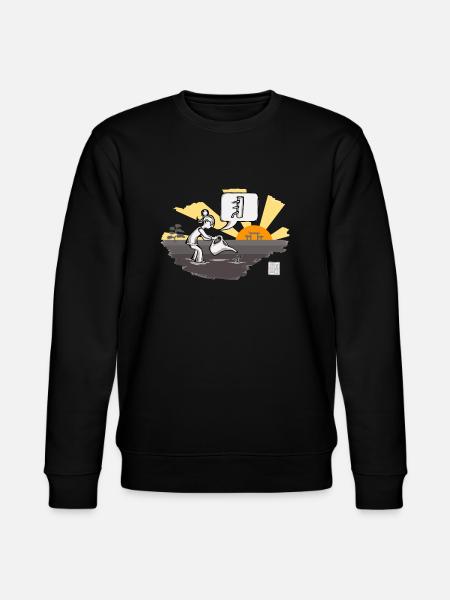dummy plant - Stanley/Stella Unisex Bio-Sweatshirt CHANGER  - Schwarz