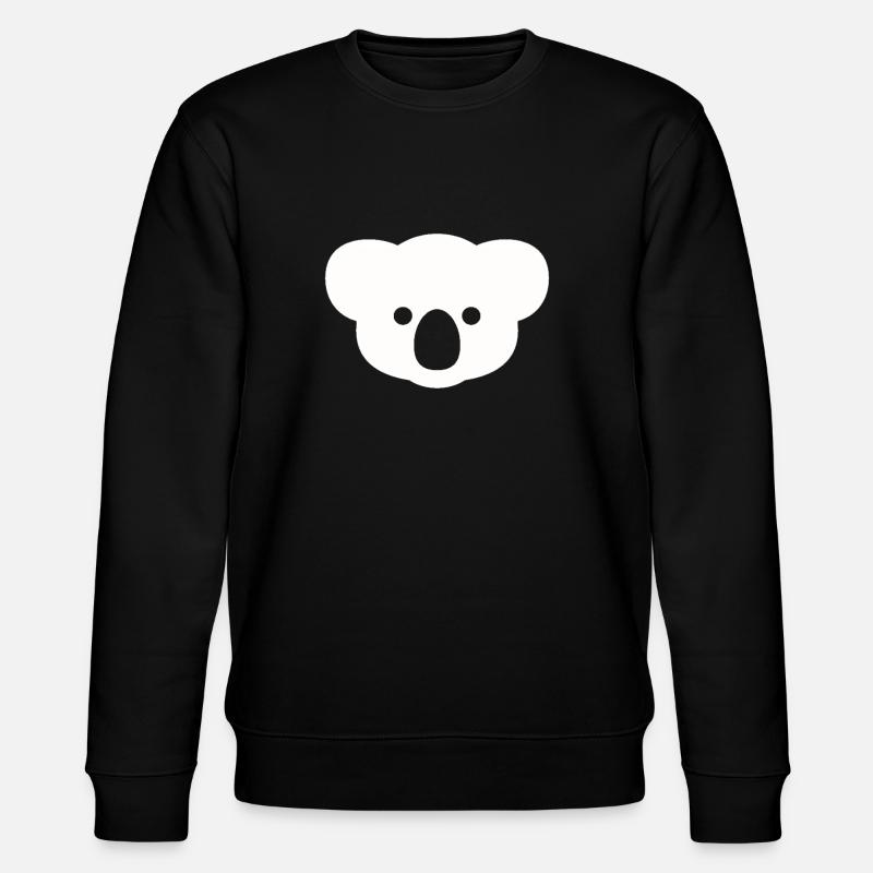 Koala - Stanley/Stella Unisex Bio-Sweatshirt CHANGER - Schwarz