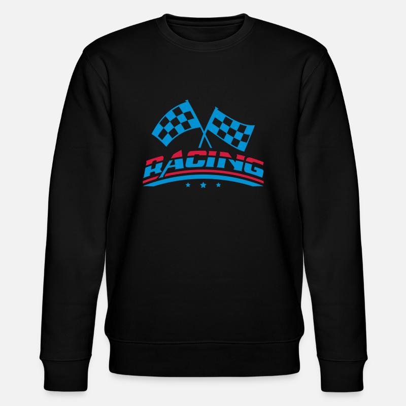 racing_de2 - Stanley/Stella Unisex Bio-Sweatshirt CHANGER  - Schwarz