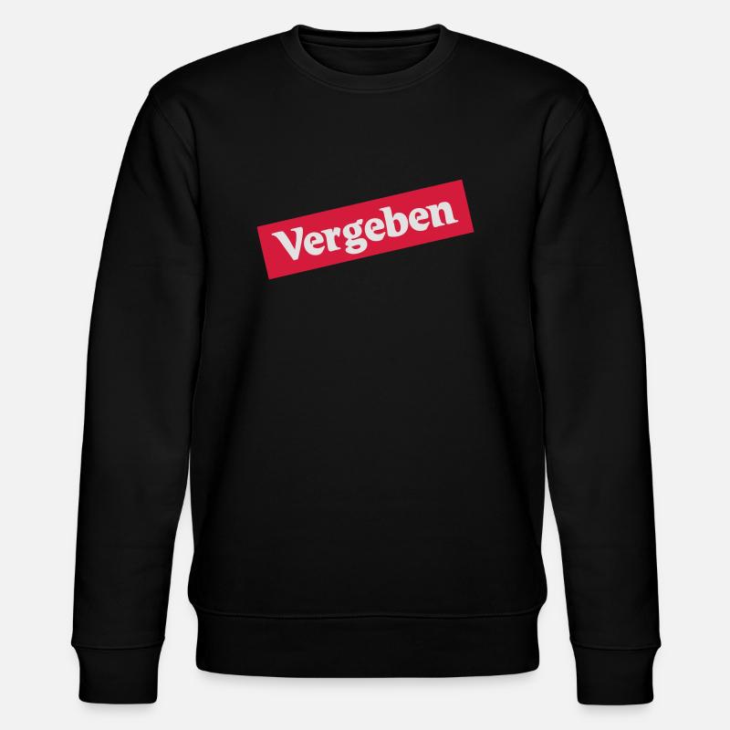 Vergeben - Stanley/Stella Unisex Bio-Sweatshirt CHANGER  - Schwarz