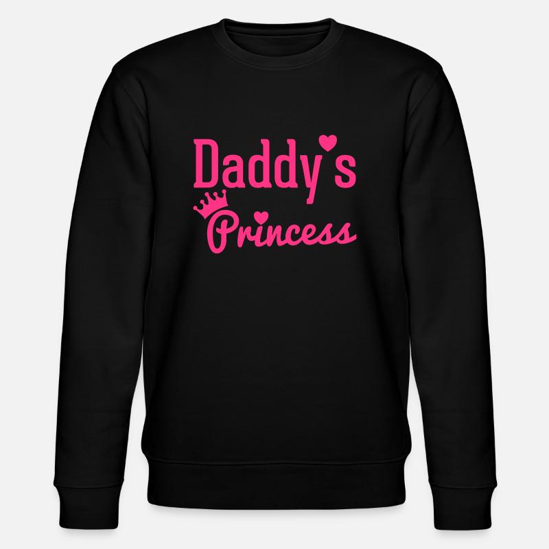 Daddy's Princess - Stanley/Stella CHANGER Unisex Organic Sweatshirt - black
