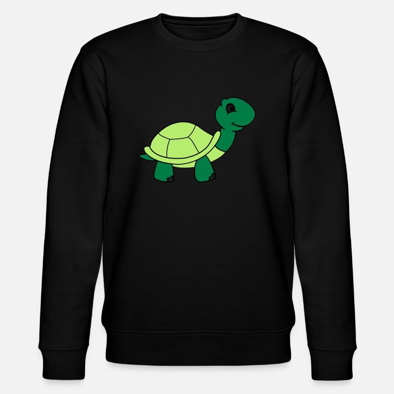 schildkroete_002 - Stanley/Stella Unisex Bio-Sweatshirt CHANGER  - Schwarz