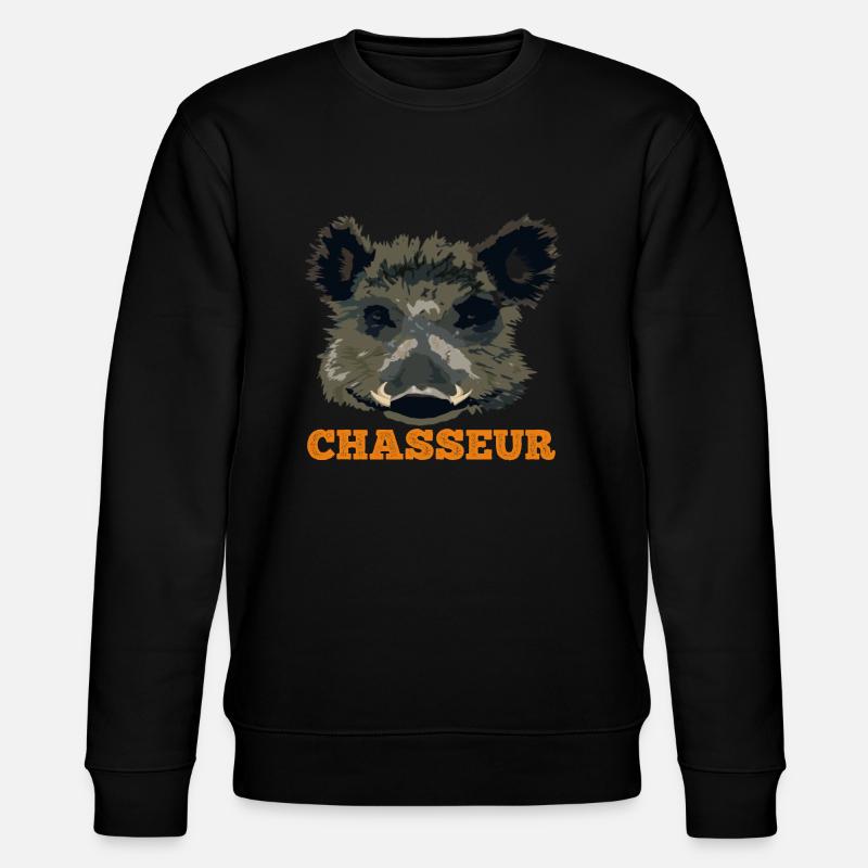 DER JÄGER - Stanley/Stella Unisex Bio-Sweatshirt CHANGER  - Schwarz