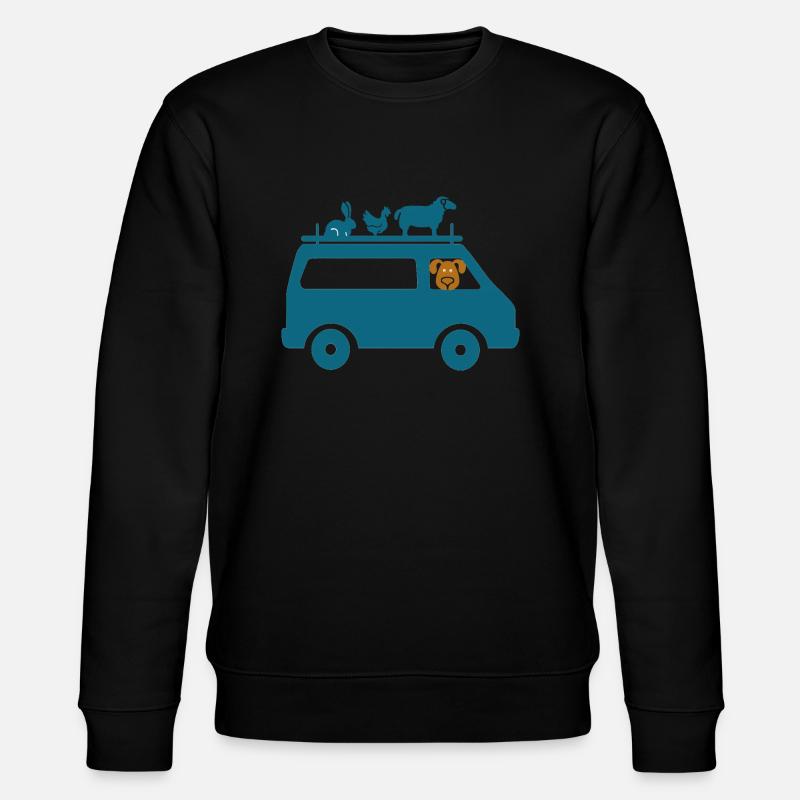 Van Animals - Stanley/Stella Unisex Bio-Sweatshirt CHANGER  - Schwarz