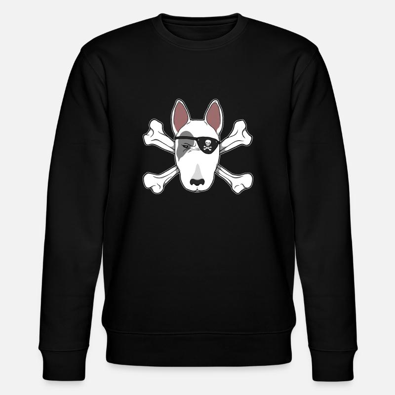 Bullterrier Pirat - Sweat bio CHANGER Stanley/Stella Unisexe - noir