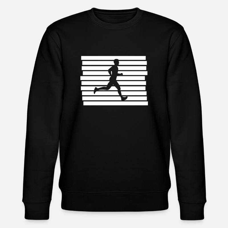 Marathon Running Run jogging - Stanley/Stella CHANGER Unisex Organic Sweatshirt - black