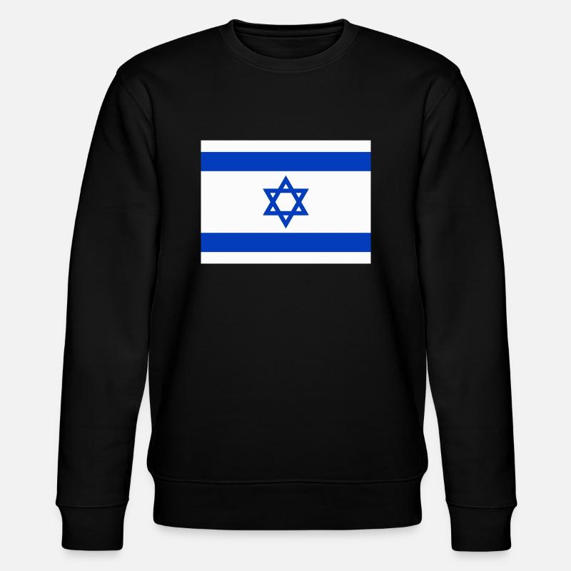 Drapeau Israel / Israel flag - Sweat bio CHANGER Stanley/Stella Unisexe - noir