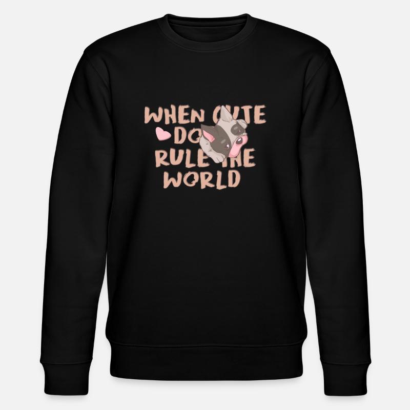 Doux dicton - Sweat bio CHANGER Stanley/Stella Unisexe - noir