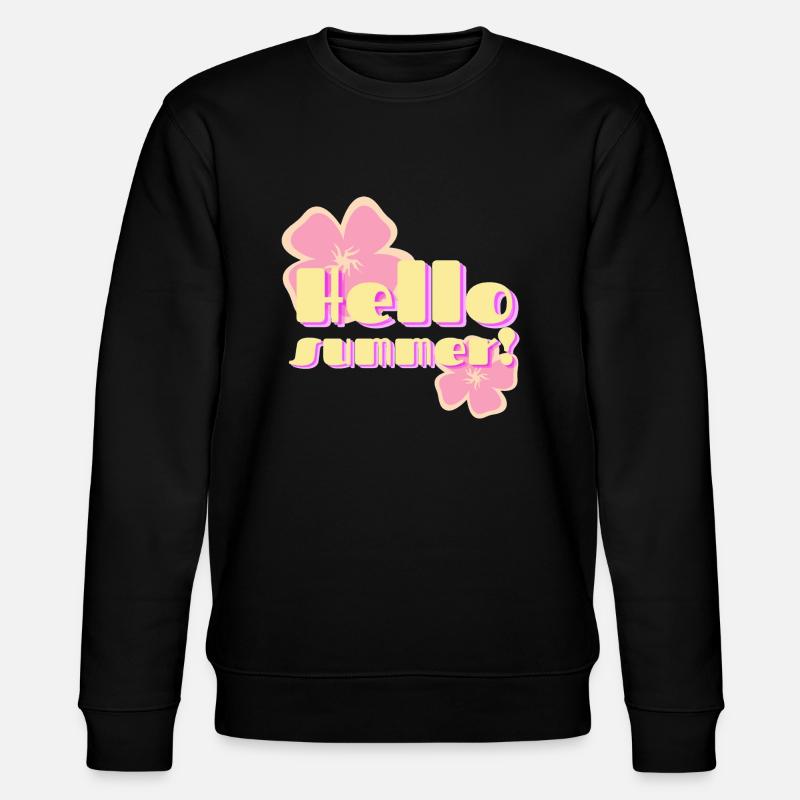 HELLO Summer! - Sweat bio CHANGER Stanley/Stella Unisexe - noir