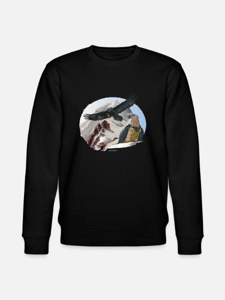 Baret Vulture National Park Berchtesgaden - Stanley/Stella CHANGER Unisex Organic Sweatshirt - black
