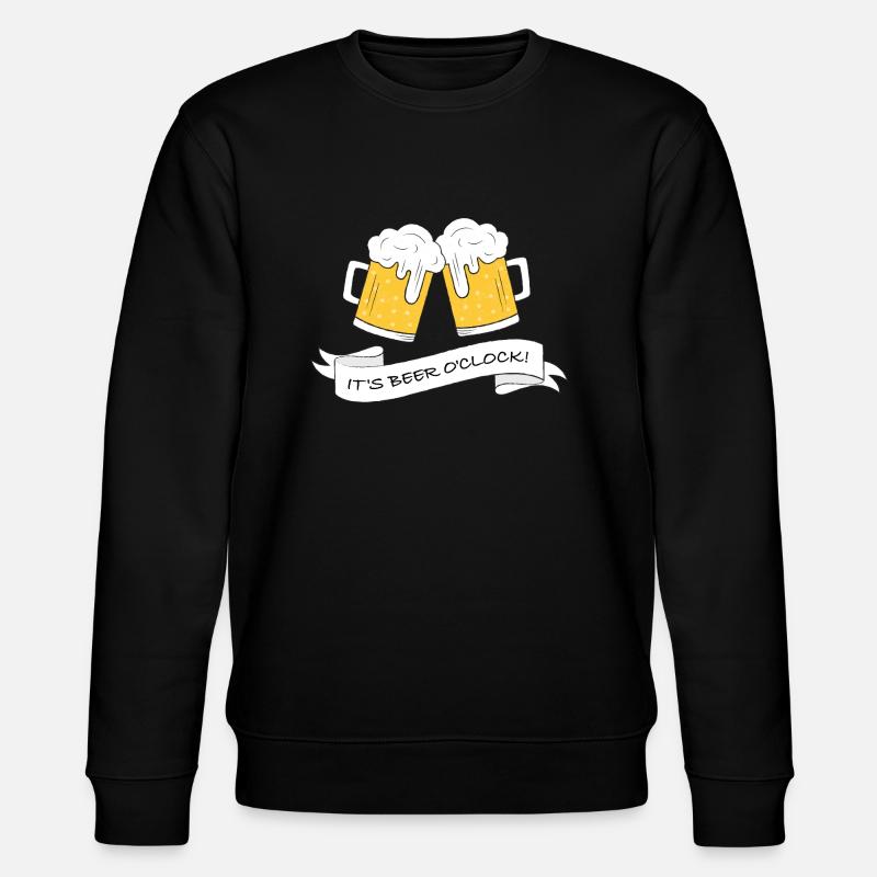 Zeit für Bier - Stanley/Stella Unisex Bio-Sweatshirt CHANGER  - Schwarz