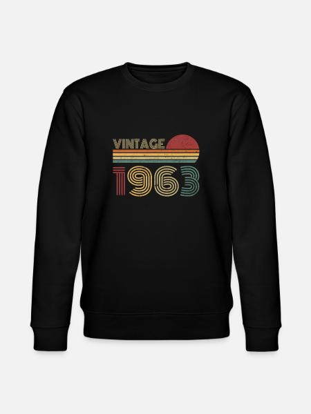 Millésime 1963 - Sweat bio CHANGER Stanley/Stella Unisexe - noir