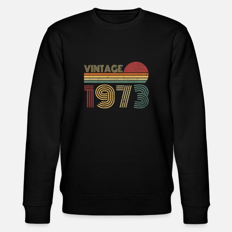 Millésime 1973 - Sweat bio CHANGER Stanley/Stella Unisexe - noir