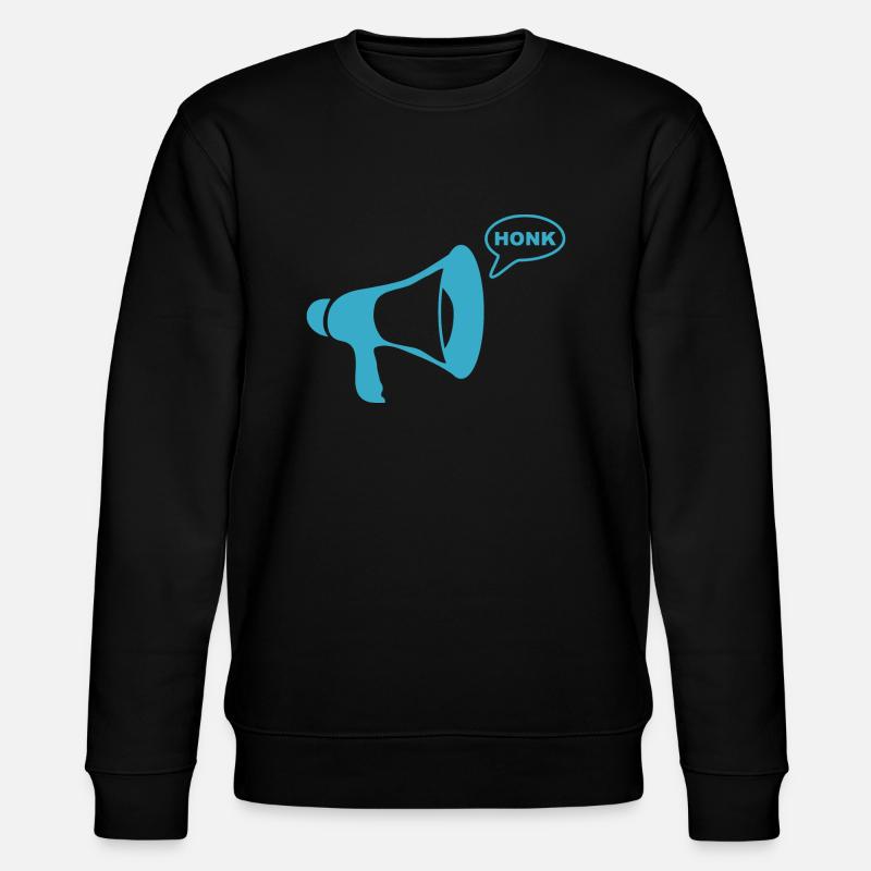 honk megafon - Stanley/Stella Unisex Bio-Sweatshirt CHANGER  - Schwarz